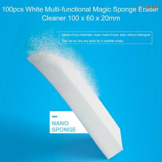 IE❤100pcs White Multi-functional Magic Sponge Eraser Cleaner 100 x 60 x 20mm