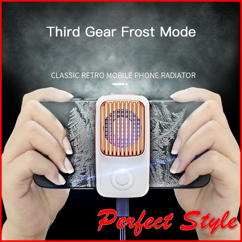 Quạt Tản nhiệt cho điện thoại MEMO DL-03 làm lạnh nhanh 3 chế độ với giao diện Type-C