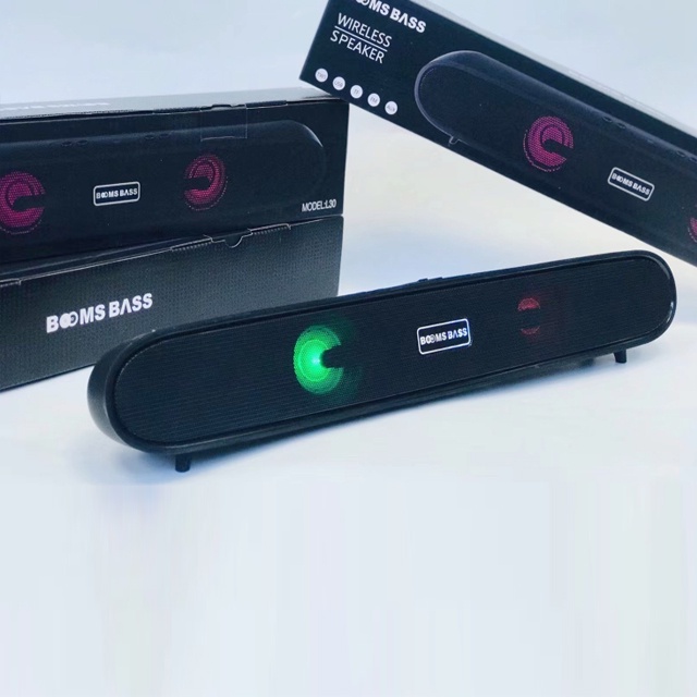 Loa Thanh Bluetooth Soundbar Công Suất Lớn BOOMS BASS L30 Có Led RGB Nổi Bật Dùng Cho Máy Vi Tính PC, Laptop, Tivi