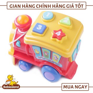 Đầu tàu hoả ké xe kèm thả hình có đèn nhạc Winfun 0677