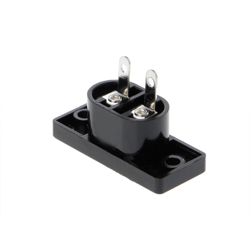 Set 5 đầu ổ cắm điện 2 đầu Ac 250v 2.5a Iec320 C8