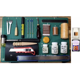 Bộ dụng cụ làm đồ da thủ công