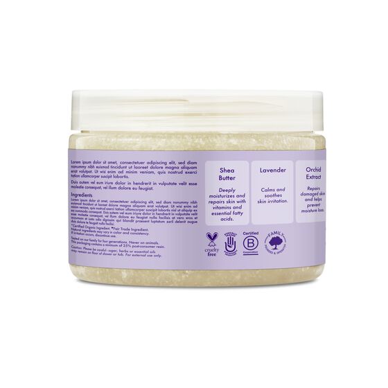 Bill US - Tẩy tế bào chết toàn thân SheaMoisture Lavender and Wild Orchid Hand and Body Scrub 340g