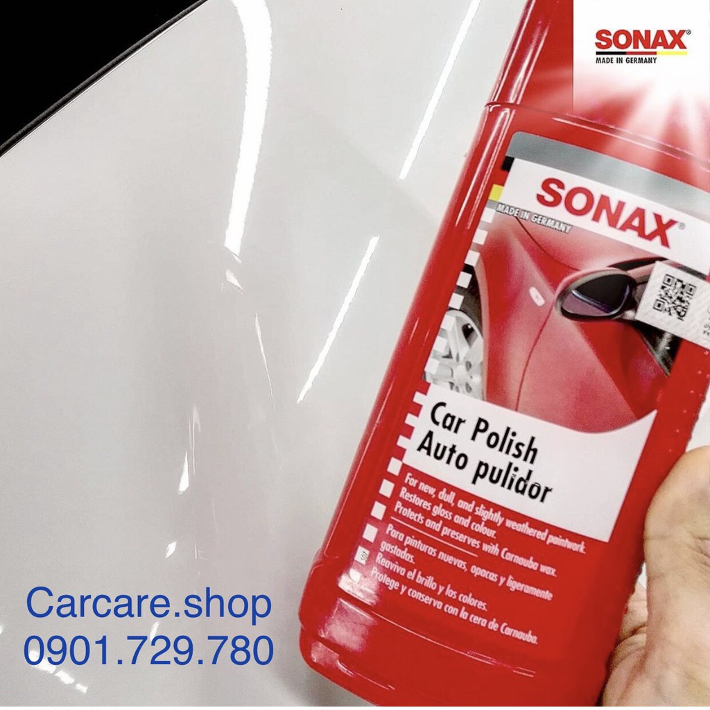 Kem đánh bóng, phục hồi sơn mờ, xước của xe - Sonax Car Polish Auto Pulidor 300100