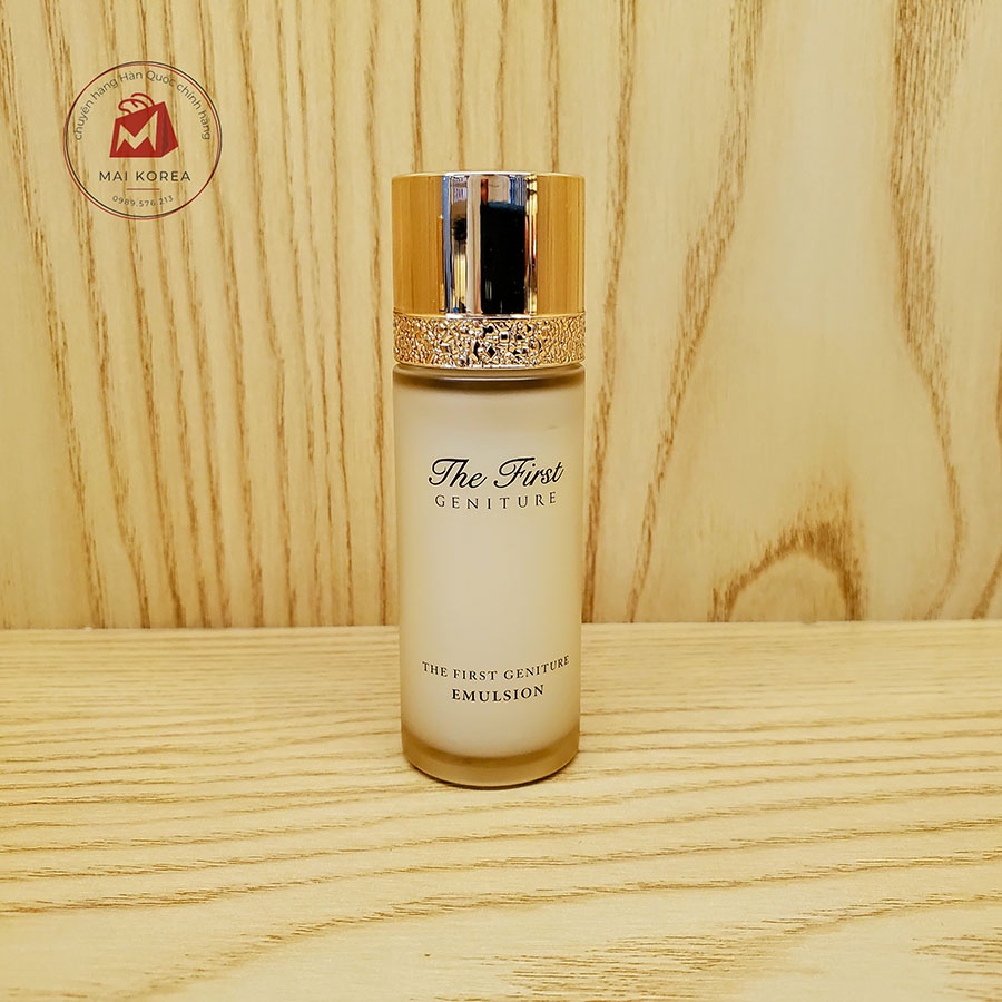 Cặp nước hoa hồng và sữa dưỡng tái sinh Ohui The First mini cao cấp tách set