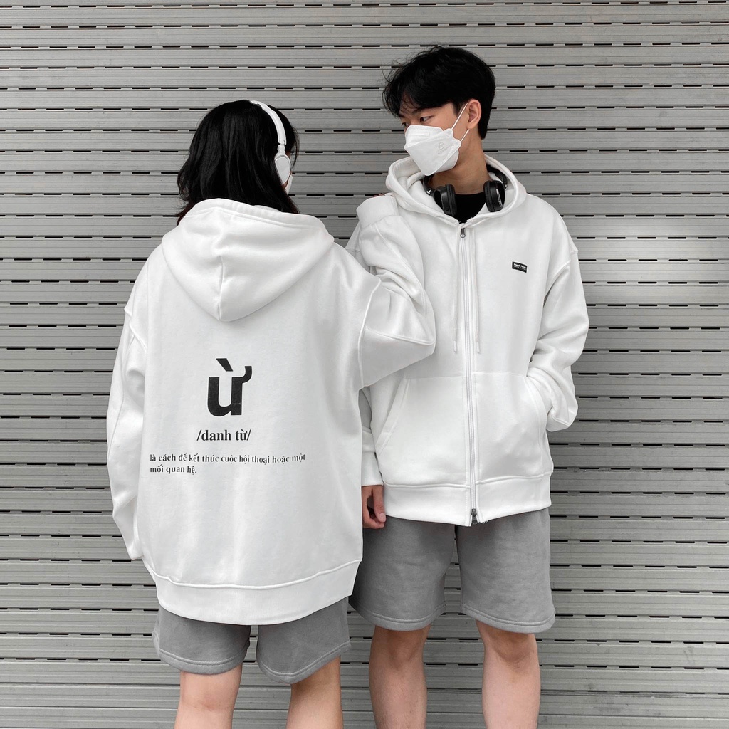 Áo Khoác OVERSIZE FRIENDSFOREVER Ừ ZIP HOODIE