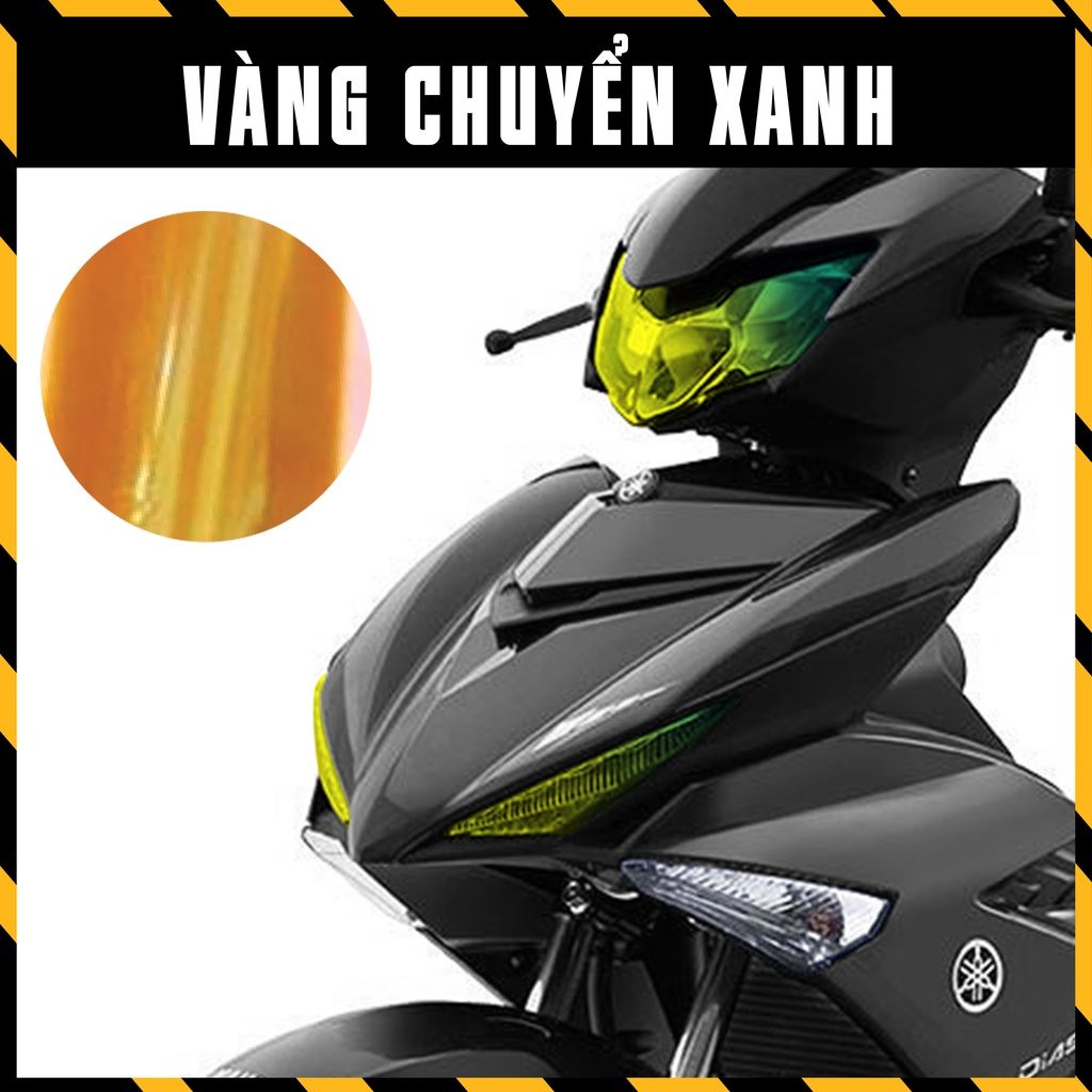 Miếng Dán Chóa Đèn Titan Đổi Màu Xe Exciter 150 2019 - 2020 | Film Trang Trí Đèn Pha, DemiXe Ex 150 Chống Nước, Bền Màu