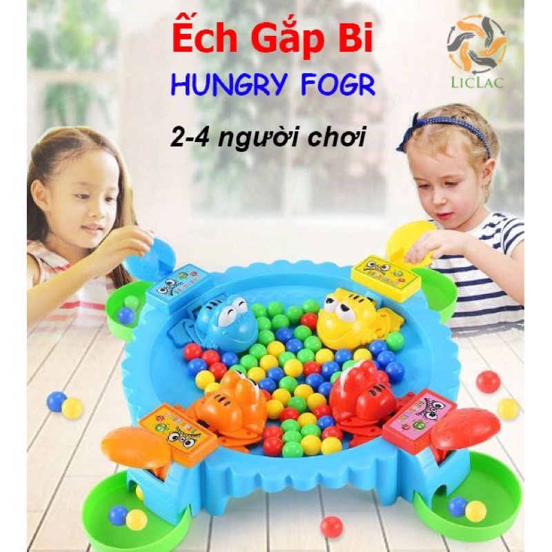 Đồ chơi Ếch Gắp Bi HUNGRY FOGS cực HOT - Bộ đồ chơi Ếch Ăn Bi siêu vui nhộn