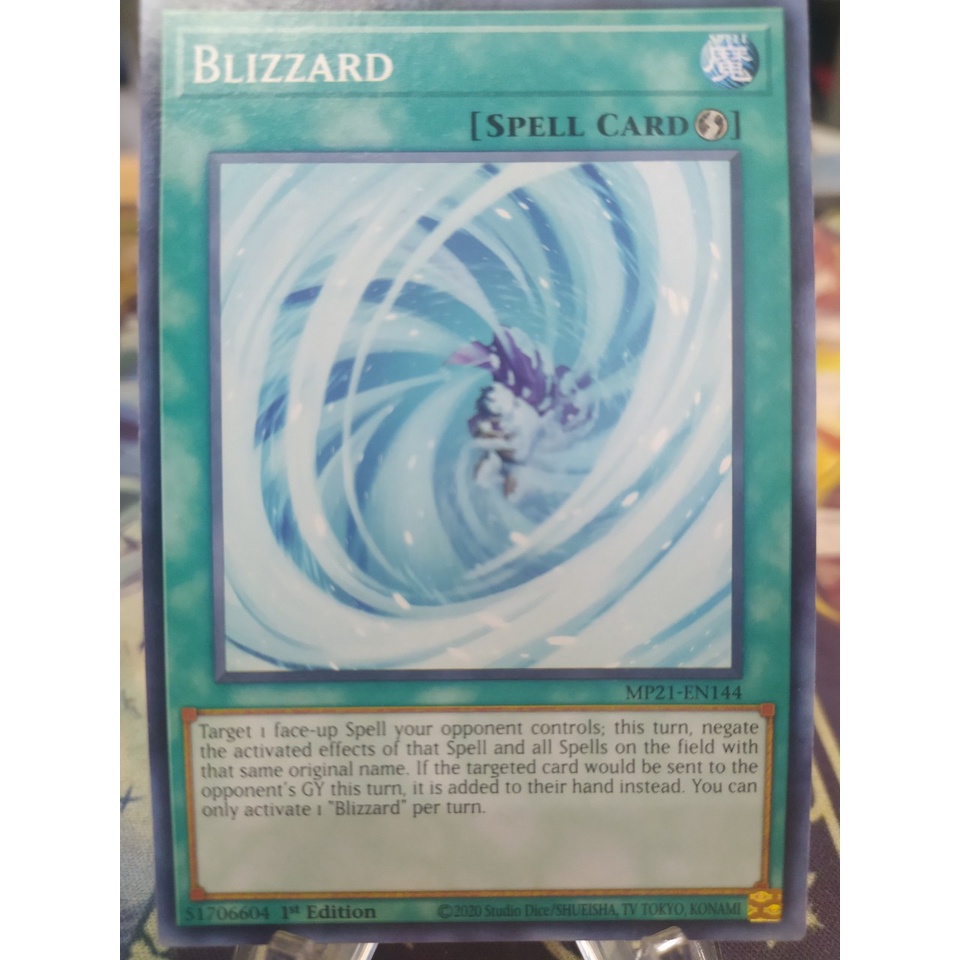 Thẻ Bài Yugioh | Blizzard - MP21-EN144 - Common 1st Edition