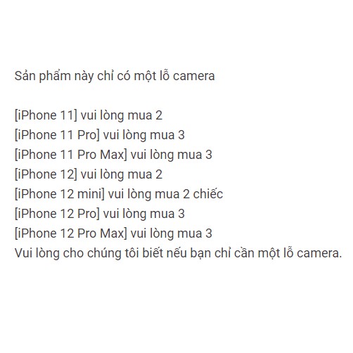 Kính cường lực bảo vệ camera sau tiện lợi cho iPhone 13 Pro Max 12 Mini 11 Pro Max