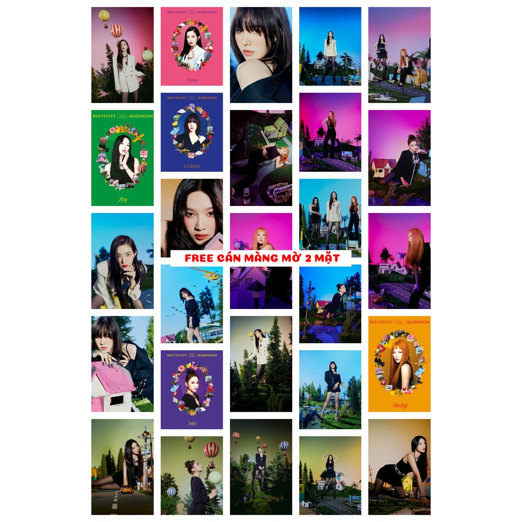 Lomo card ảnh Red Velvet - Queendom