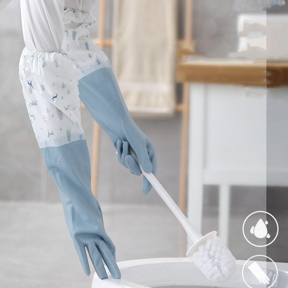 Găng Tay Nhung Một Lớp Chống Thấm Nước Tiện Dụng Cho Rửa Chén
