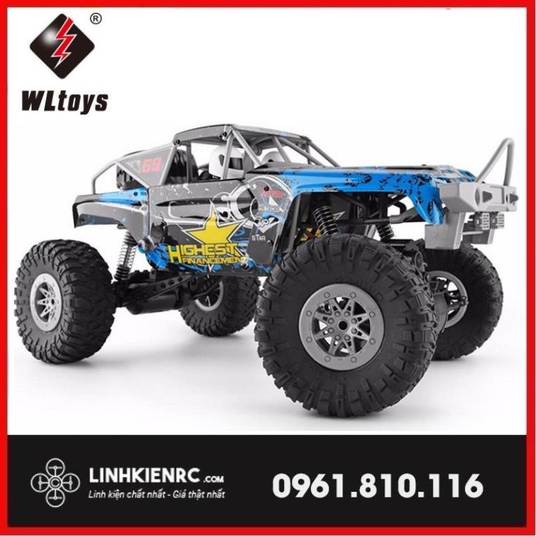 [Chơi 40 Phút] [Siêu To] Xe Ô Tô Điều Khiển Từ Xa Địa Hình Off-Road WLtoys 104310 Tỉ Lệ 1:10 Siêu Kh