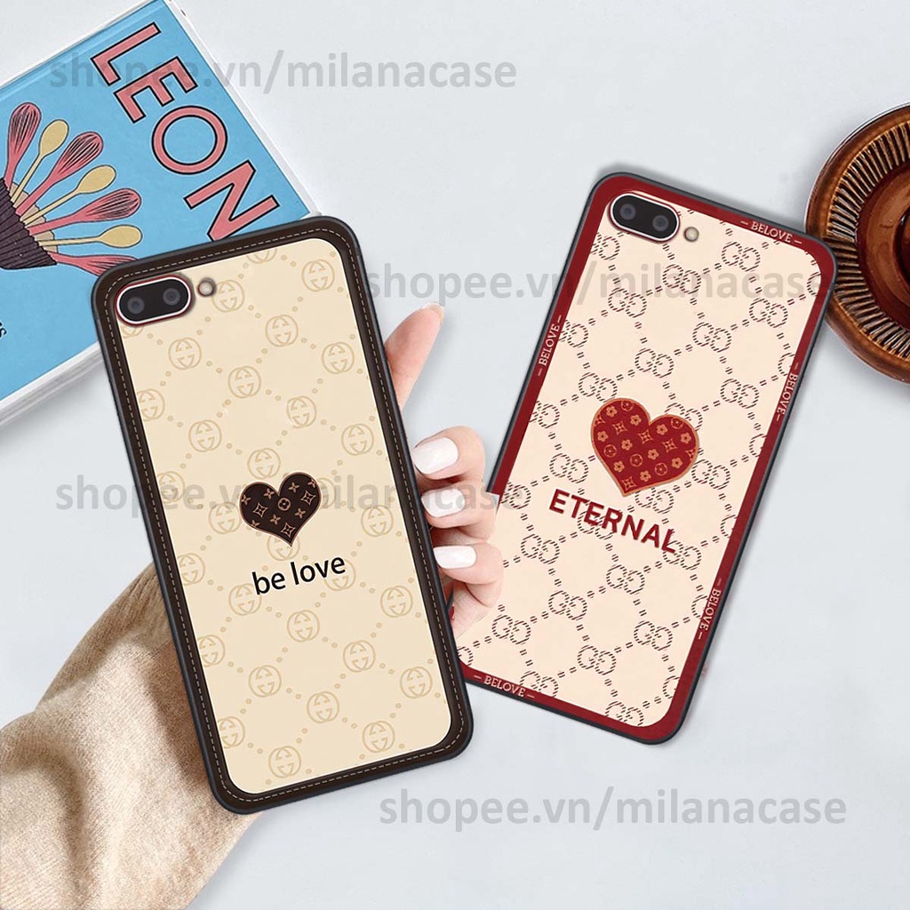 Ốp Oppo A3s / A1k hình trái tim be love tình yêu siêu đẹp, cá tính, thời trang