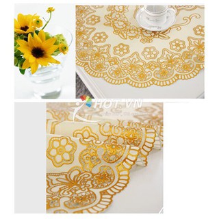 KHĂN TRẢI BÀN HOA VĂN 50*110CM