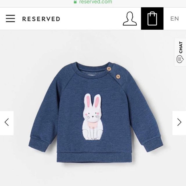 Áo nỉ Reserved