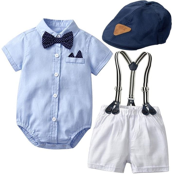 - Set Yếm Kèm Áo Sơ Mi Bé Trai Siêu Xinh Cho Bé 6-17kg - Shubishop