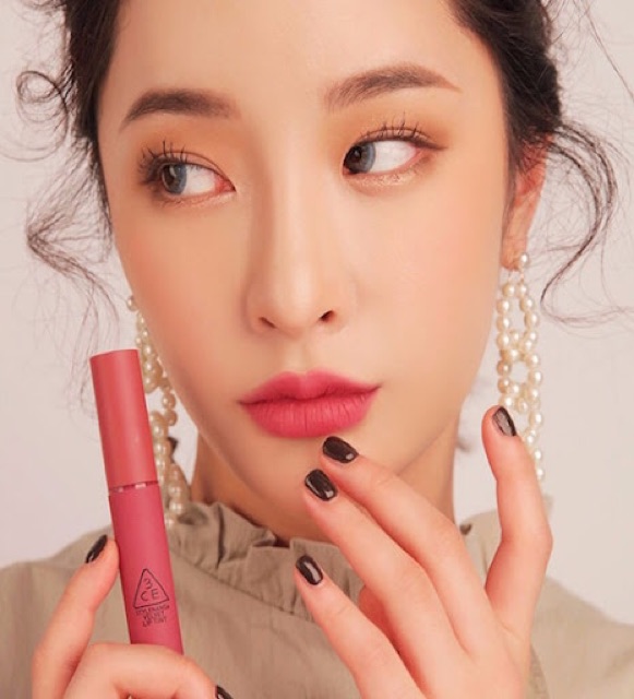 SON KEM 3CE VELVET LIP TINT #PINK BREAK HỒNG ĐÀO