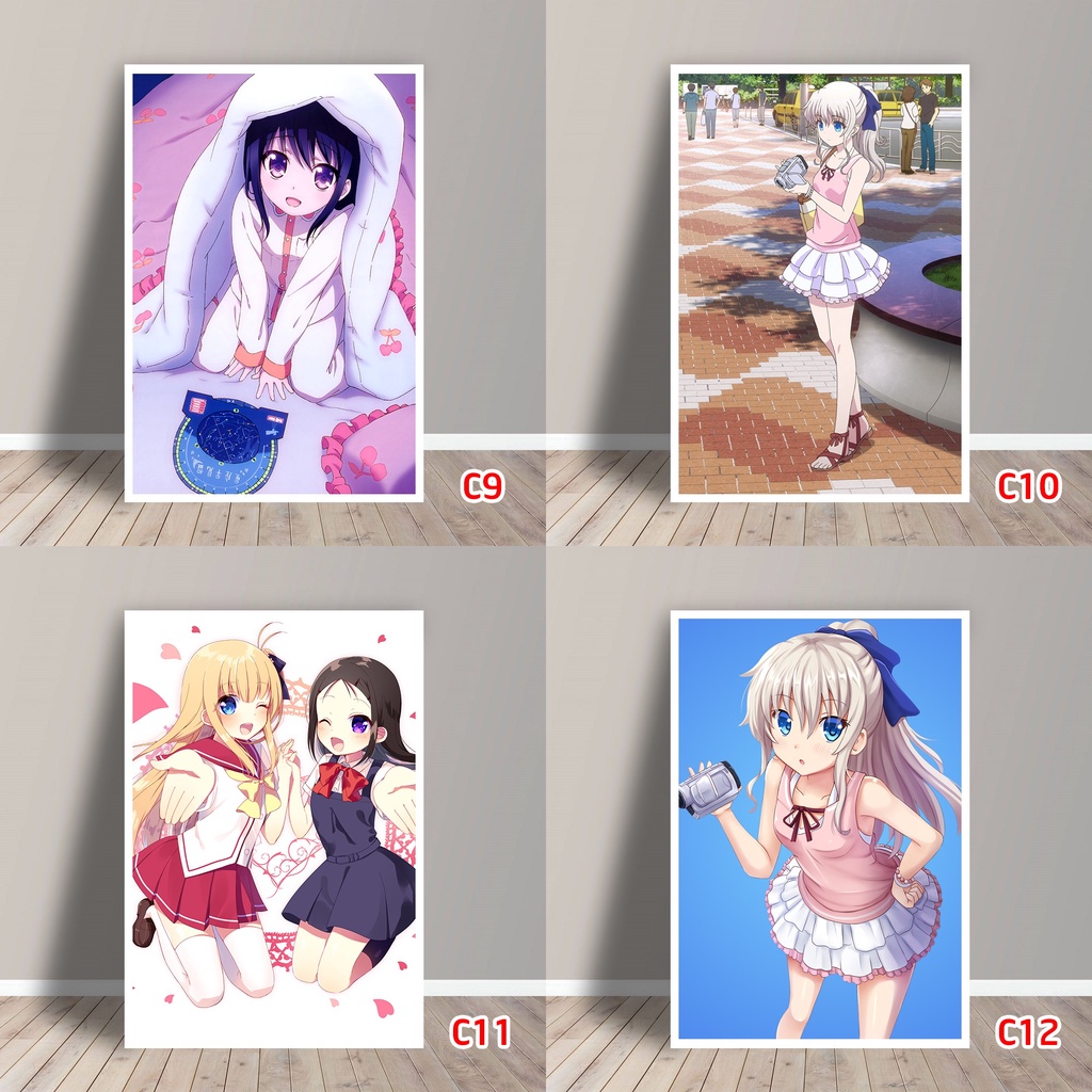 Tấm Postcard Cao Cấp Anime Charlotte