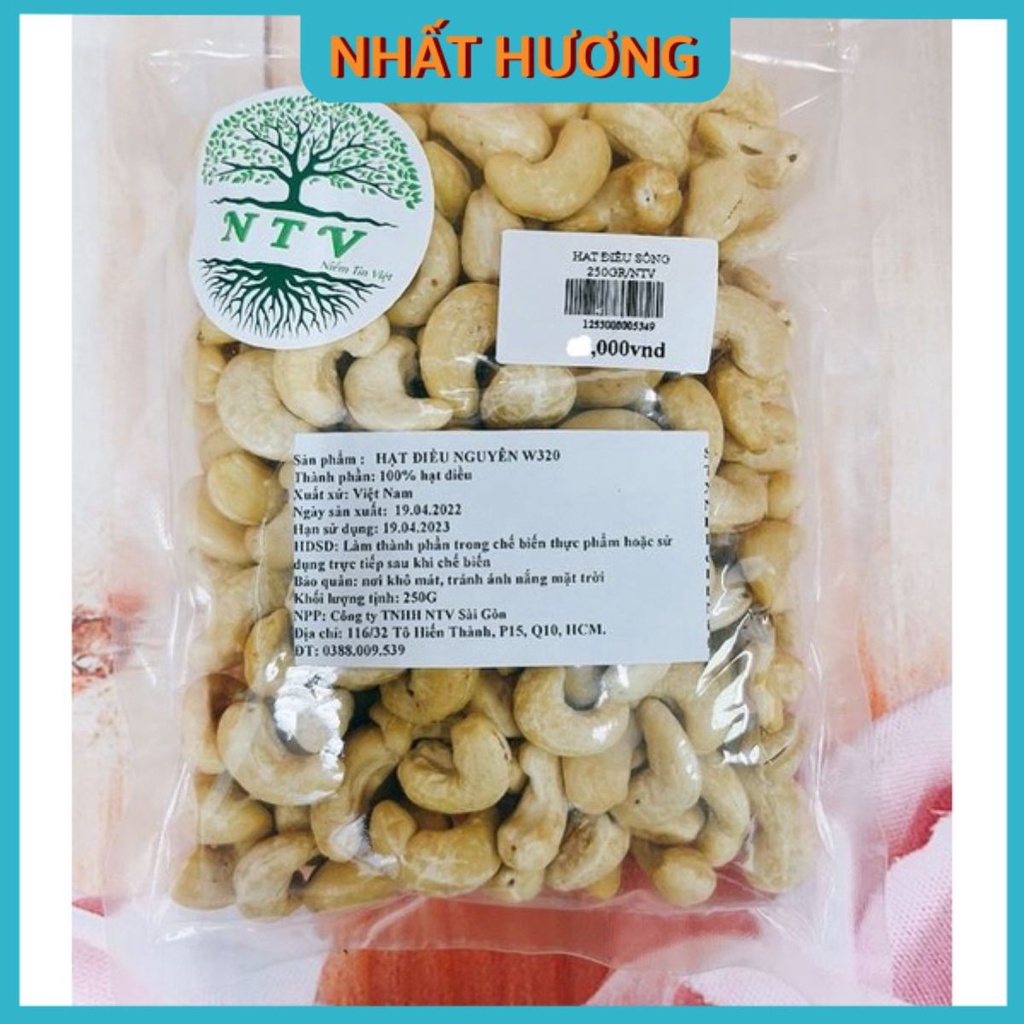 Hạt Điều Sống 250gr