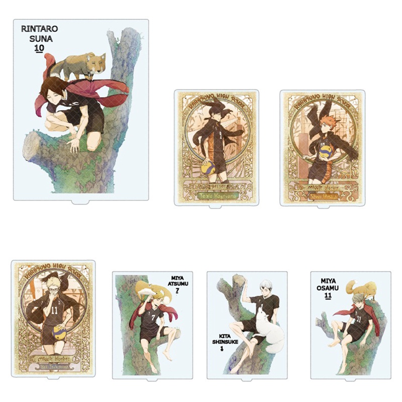 Mô hình nhân vật anime Haikyuu bằng acrylic có giá đỡ phong cách 2022 chất lượng cao