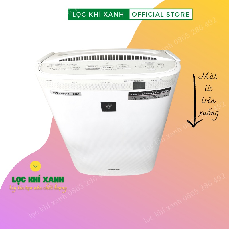 Máy lọc không khí Sharp KC 65 nội địa nhật, bù ẩm, khử mùi, diệt khuẩn giúp thoáng cho phòng ngủ, chống khô da, ẩm mốc