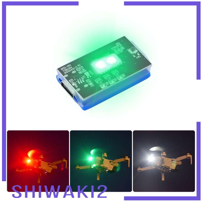 Đèn Nháy Rgb 3 Màu Có Thể Sạc Lại Cho Dji Mavic Air 2s Shiwaki2