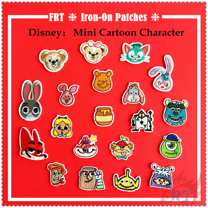 1 miếng vá nhân vật hoạt hình vui nhộn trang trí cho quần áo