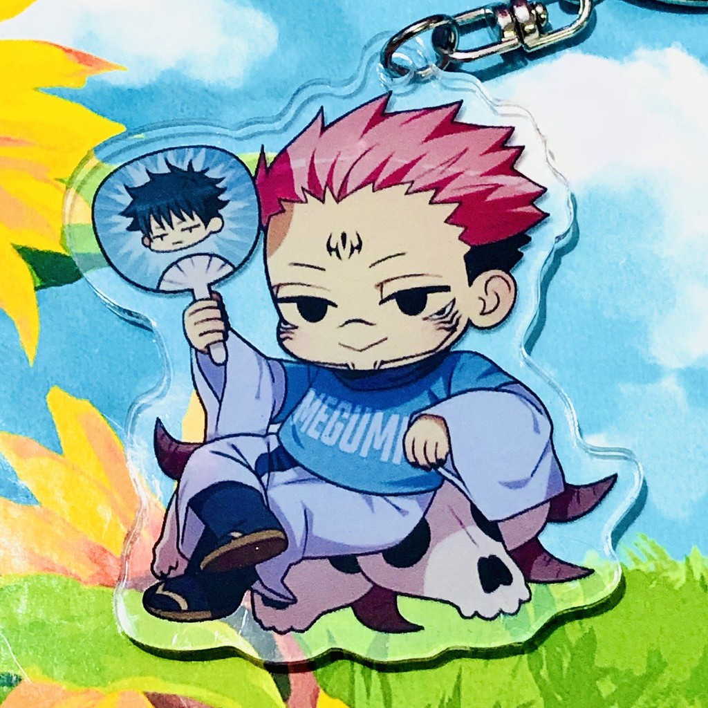 ( Mica trong acrylic ) Móc khóa JUJUTSU KAISEN Chú Thuật Hồi Chiến mẫu mới anime chibi xinh xắn