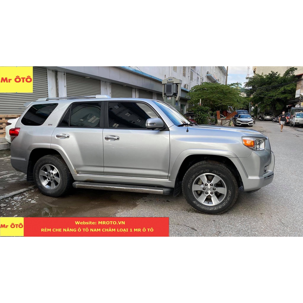 Rèm Che Nắng Toyota 4Runner Loại 1 Mr.Ô Tô. Chuẩn From. Dày Dặn. Bảo Hành 2 Năm