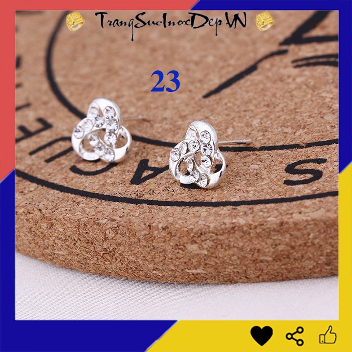 Bông tai nữ phong cách Hàn Quốc xinh xắn, dễ thương, dễ phối đồ