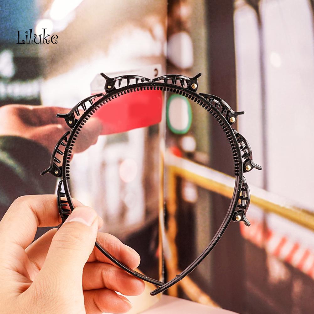 Dây Buộc Tóc 2 Lớp Màu Trơn Thời Trang Cho Nữ