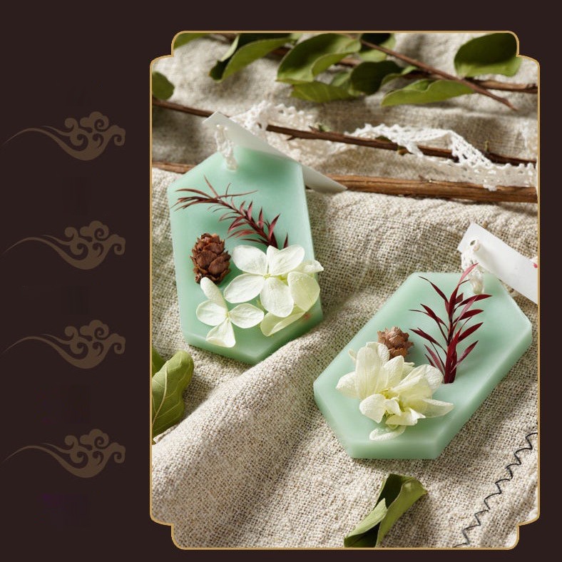 Sáp Thơm Hình Dài Treo Tủ Quẩn Áo Hình Thoi Hoa Khô