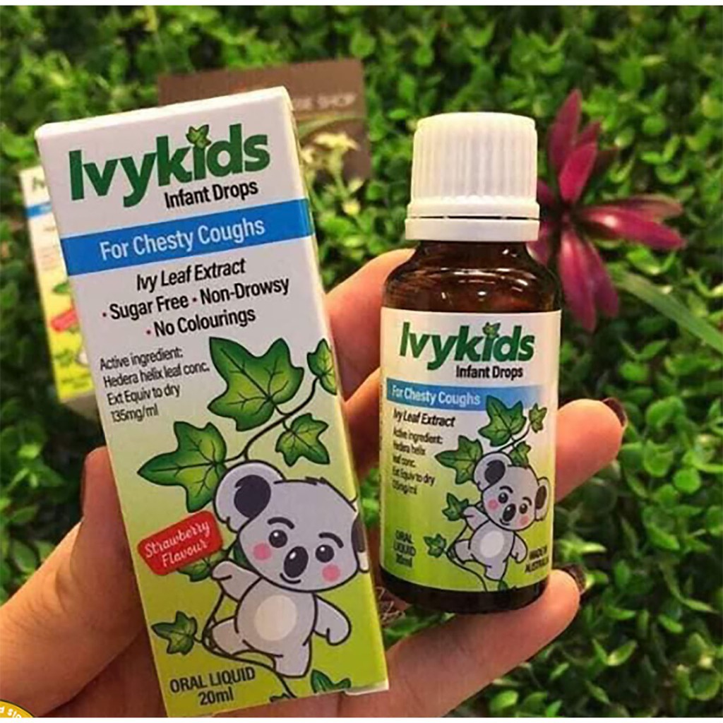 Siro Ivy Kid úc giúp giảm ho hiệu quả thảo dược từ nhiên nhiên