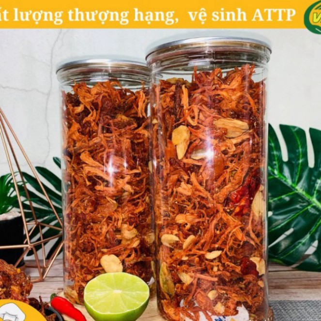 300G Hũ Khô Heo Cháy Tỏi thế giới ăn vặt mẹ min | BigBuy360 - bigbuy360.vn