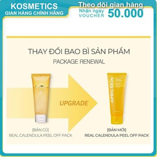 Mặt nạ lột tẩy tế bào hoa cúc APRILSKIN Real Calendula Peel Off Pack