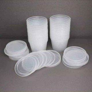 SET 10 HỘP LÀM CARAMEN CÓ NẮP ĐẬY