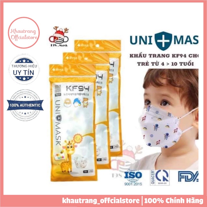 Combo 100c Khẩu Trang Kf94 4D  Họa Tiết Ngộ Nghĩnh Chất Lượng Cao Cấp
