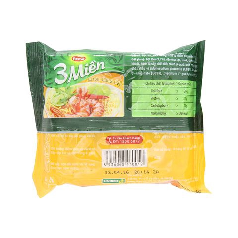 Mì 3 Miền Tôm Chua Cay / Bò Sợi Phở - combo 5 gói 65g | BigBuy360 - bigbuy360.vn