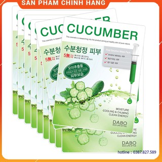 Mặt nạ Dabo Hàn Quốc dưa leo gói 10 miếng 23ml