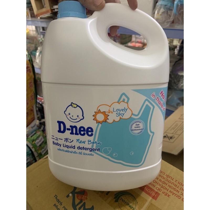 [Đủ Màu-Tem Đại Thịnh] Nước Giặt Dnee Thái Lan can 3000ml ( Cam kết Chính Hãng )