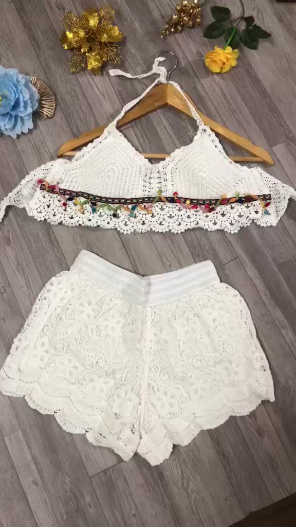 Set Ren Bikini Đi Biển Có Bán Rời Bộ Ren Đi biển Orange closet b6507 | BigBuy360 - bigbuy360.vn