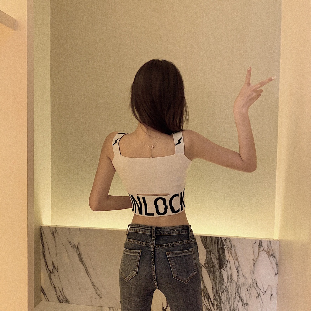 Áo dây crotop Forgirl Unlock bản to cá tính