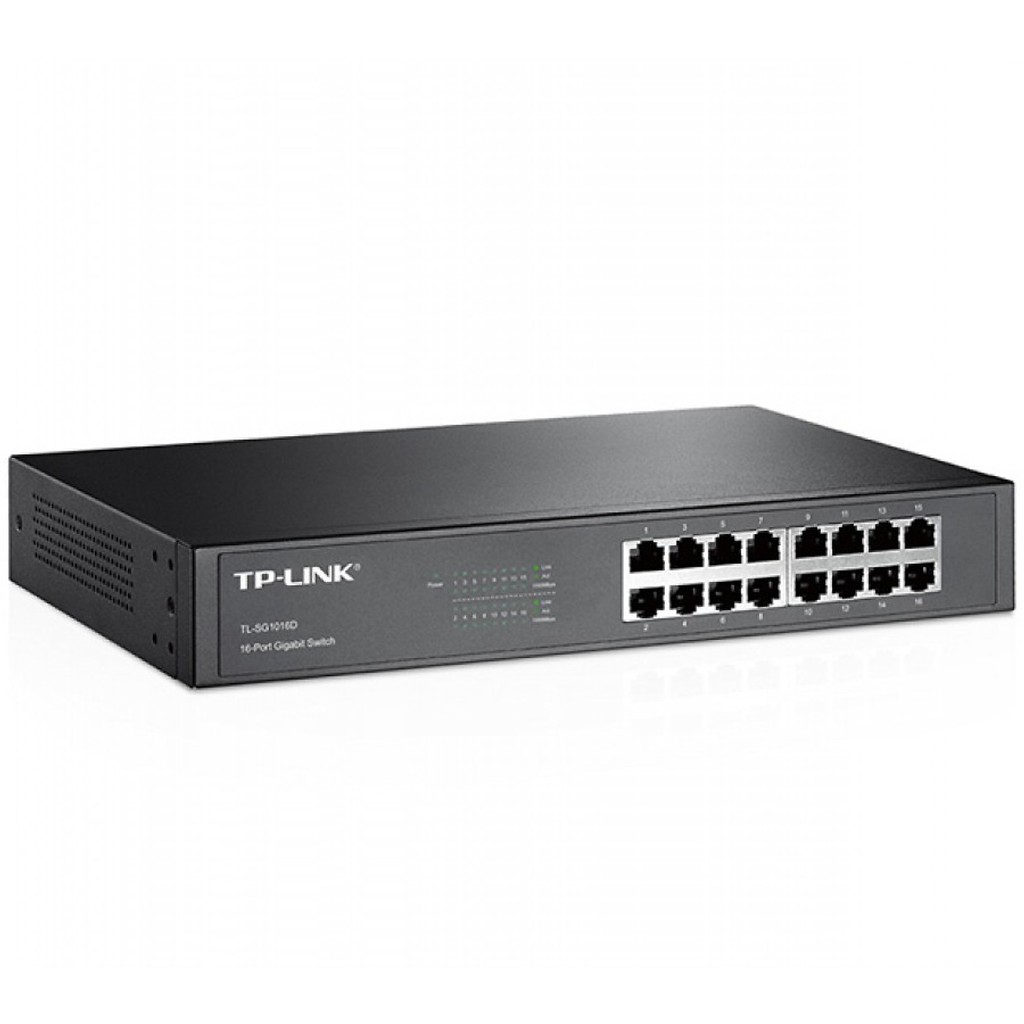 TPLink TL-SG1016D - Bộ Switch 16 cổng Gigabit chia mạng LAN