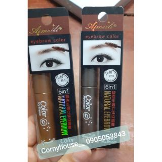 (SẴN NÂU TỰ NHIÊN) AIMEILI - Mascara chân mày 2 màu nâu đậm và nâu tự nhiên