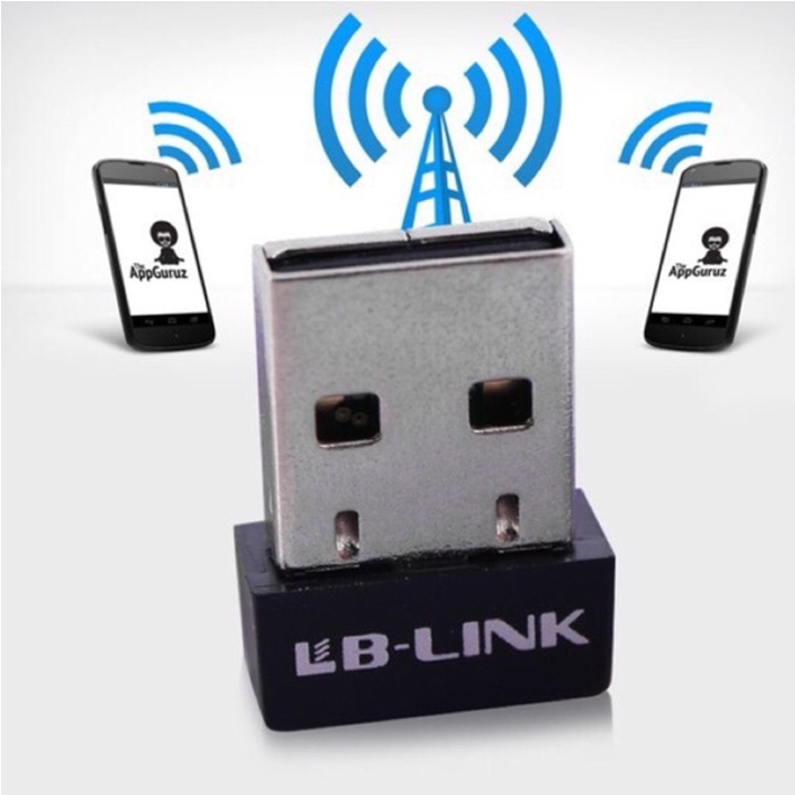 USB thu wifi LB-LINK WN151 | BL-WN151 Nano (Đen)