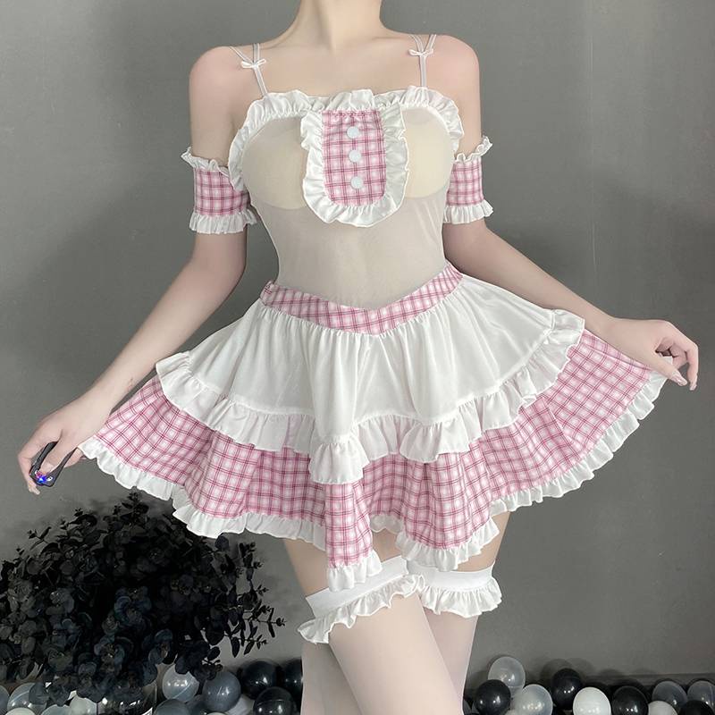 Bộ Đồ Ngủ Phong Cách Lolita Gợi Cảm Cho Nữ