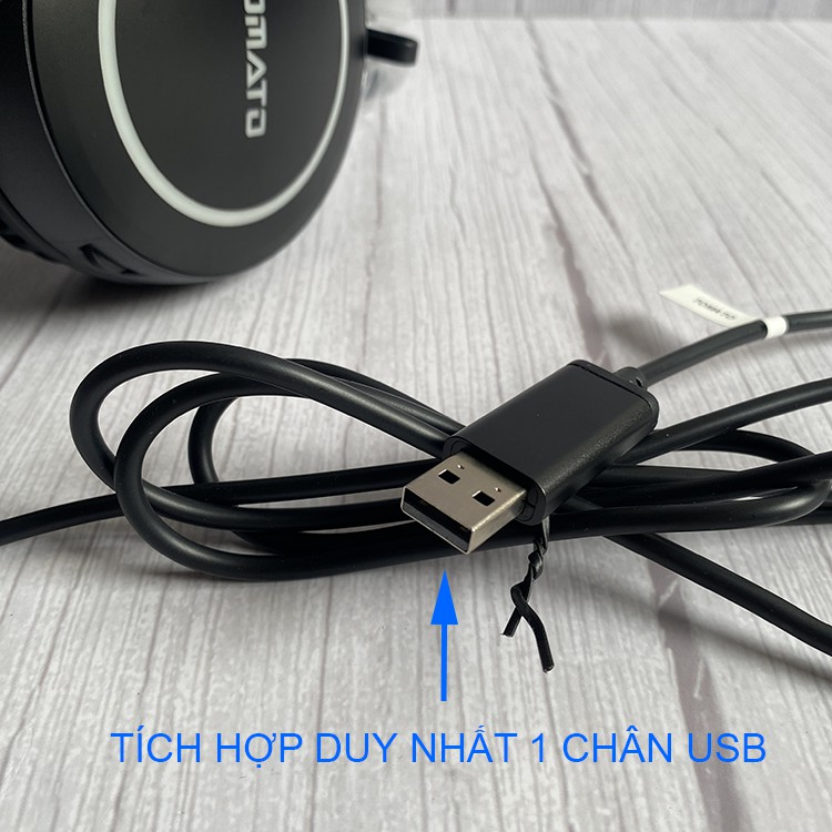 Tai nghe, tai nghe Gaming có Mic SK53 LED 7 màu giả lập âm thanh đệm da cao cấp hàng nhập bảo hành 12 tháng lỗi đổi 1