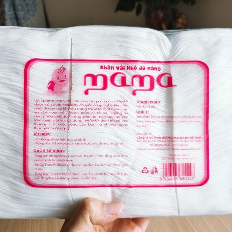 Khăn Vải Khô Đa Năng Siêu Dai Và Mềm Mại 300gram