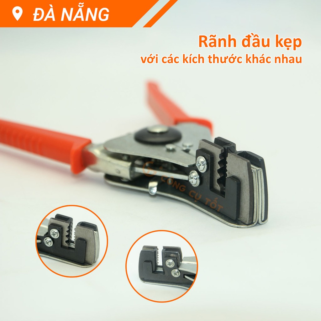 Kìm tuốt dây điện tự động lõi 0.5-2.2mm